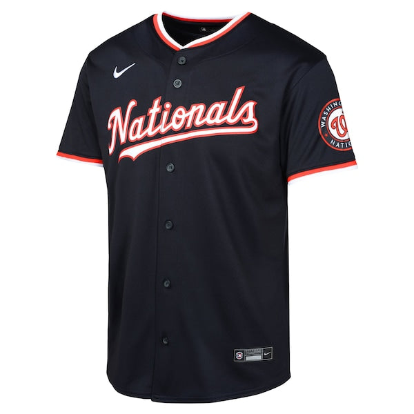 Washington Nationals Nike Youth Alternate Limited Jersey - Navy - Image 2