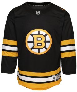 Alternative view of David Pastrnak Boston Bruins Preschool Home Replica Player Jersey - Black