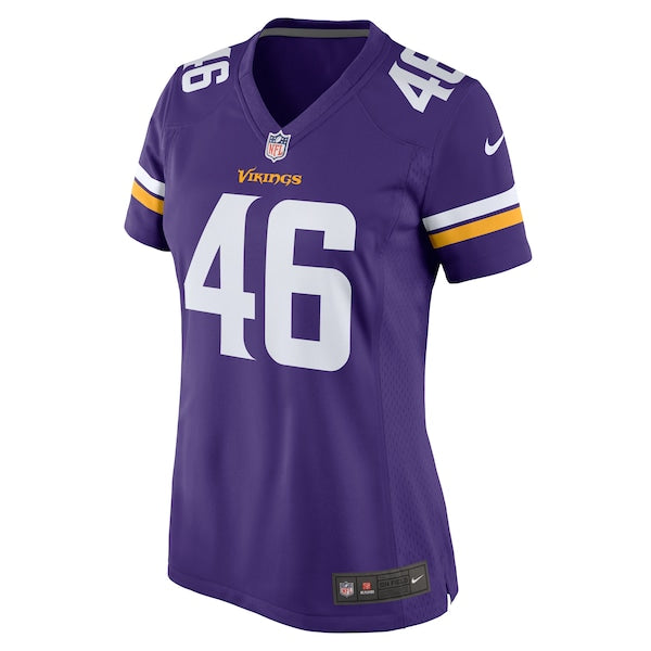 Aaron Dykes Minnesota Vikings Nike Women's Team Game Jersey - Purple - Image 2