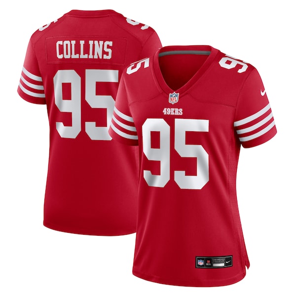 Alfred Collins San Francisco 49ers Nike Women's Team Game Jersey - Scarlet
