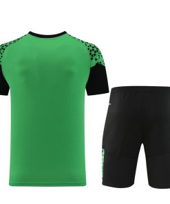 Alternative view of Puma Short Sleeve Training Jersey Set-PD02-Green/Black
