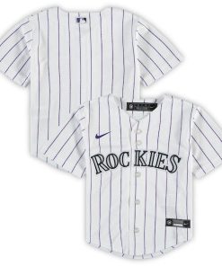 Colorado Rockies Nike Toddler Replica Team Jersey - White