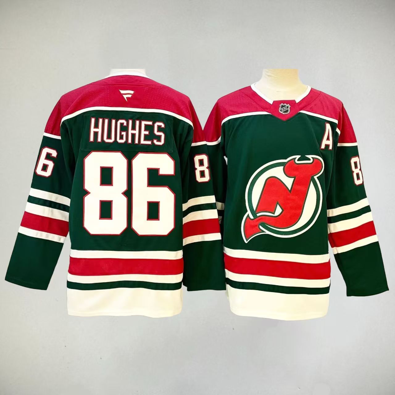 Jack Hughes New Jersey Devils 2021 Reverse Retro 1.0 Jersey - Image 2