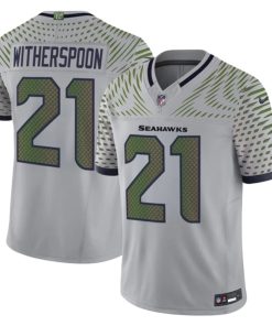 Devon Witherspoon Seattle Seahawks Nike 2025 RIVALRIES Vapor Limited Jersey - Gray