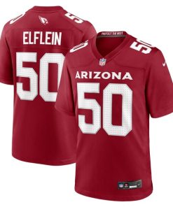 Pat Elflein Arizona Cardinals Nike Team Game Jersey -  Cardinal