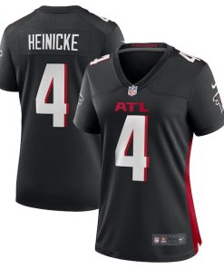 Taylor Heinicke Atlanta Falcons Nike Women's Game Player Jersey - Black