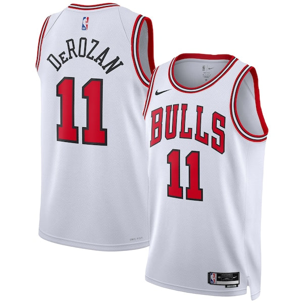 DeMar DeRozan Chicago Bulls Nike Unisex Swingman Jersey - Association Edition - White/Red - Image 4