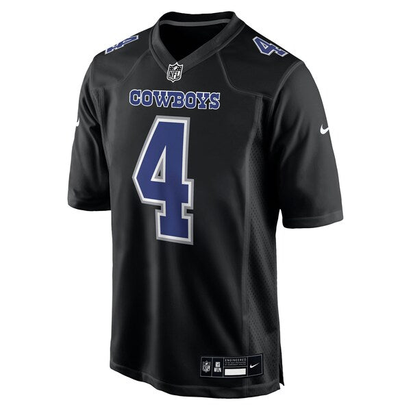 Dak Prescott Dallas Cowboys Nike Fashion Game Jersey - Carbon Black - Image 2