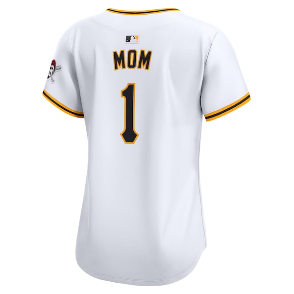 Pittsburgh Pirates Nike Women's #1 Mom Home Limited Jersey - White - Image 3