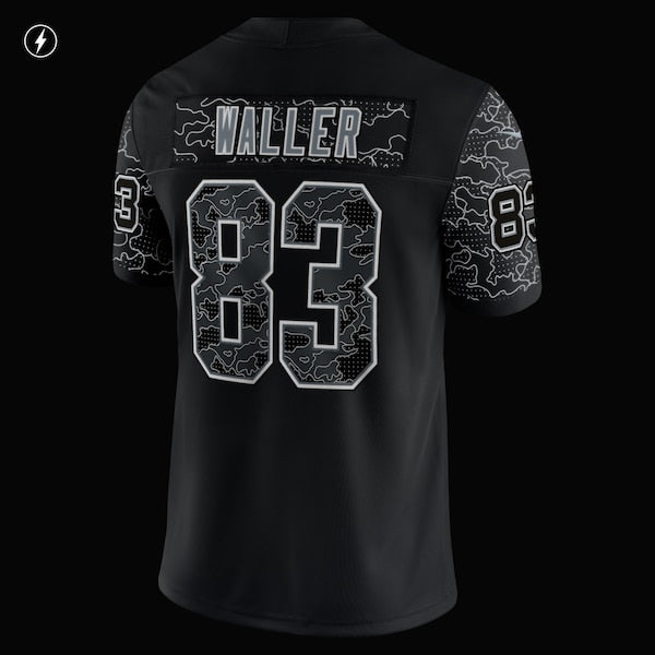 Darren Waller Las Vegas Raiders Nike RFLCTV Limited Jersey - Black - Image 7