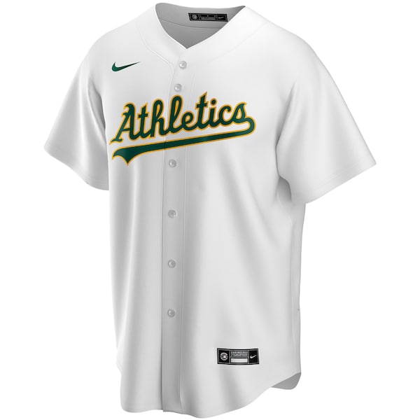 Oakland Athletics Nike Home Pick-A-Player Retired Roster Replica Jersey - White - Image 2