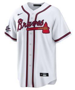 Alternative view of Atlanta Braves Nike 2025 MLB All-Star Game Home Replica Jersey - White