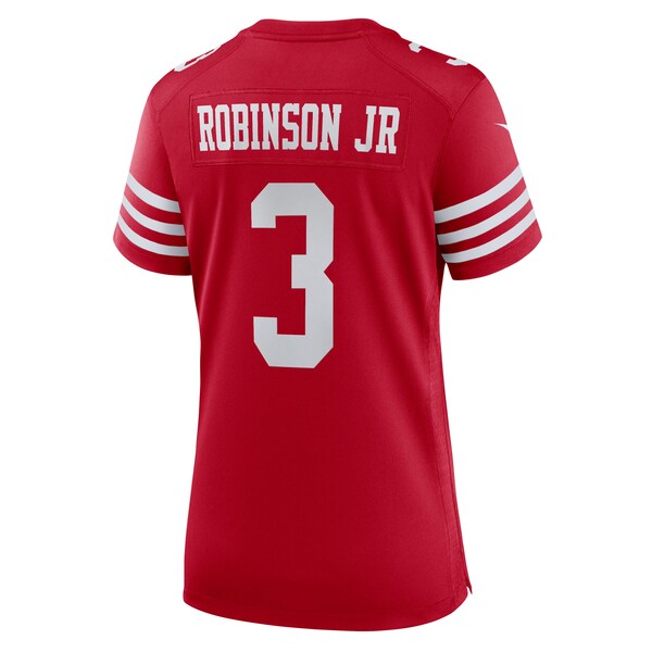 Brian Robinson Jr. San Francisco 49ers Nike Women's Team Game Jersey - Scarlet - Image 3
