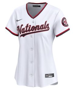 Alternative view of Washington Nationals Nike Women's Home Limited Jersey - White