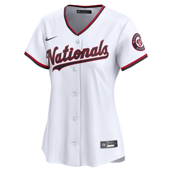 Washington Nationals Nike Women's Home Limited Jersey - White - Image 2