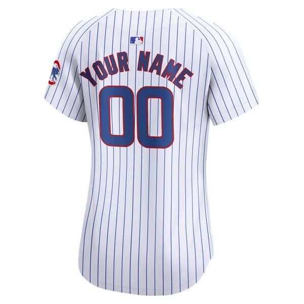 Chicago Cubs Nike Women's Home Limited Custom Jersey - White - Image 3