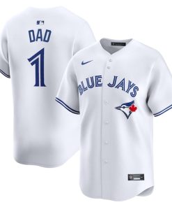 Toronto Blue Jays Nike #1 Dad Home Limited Jersey - White