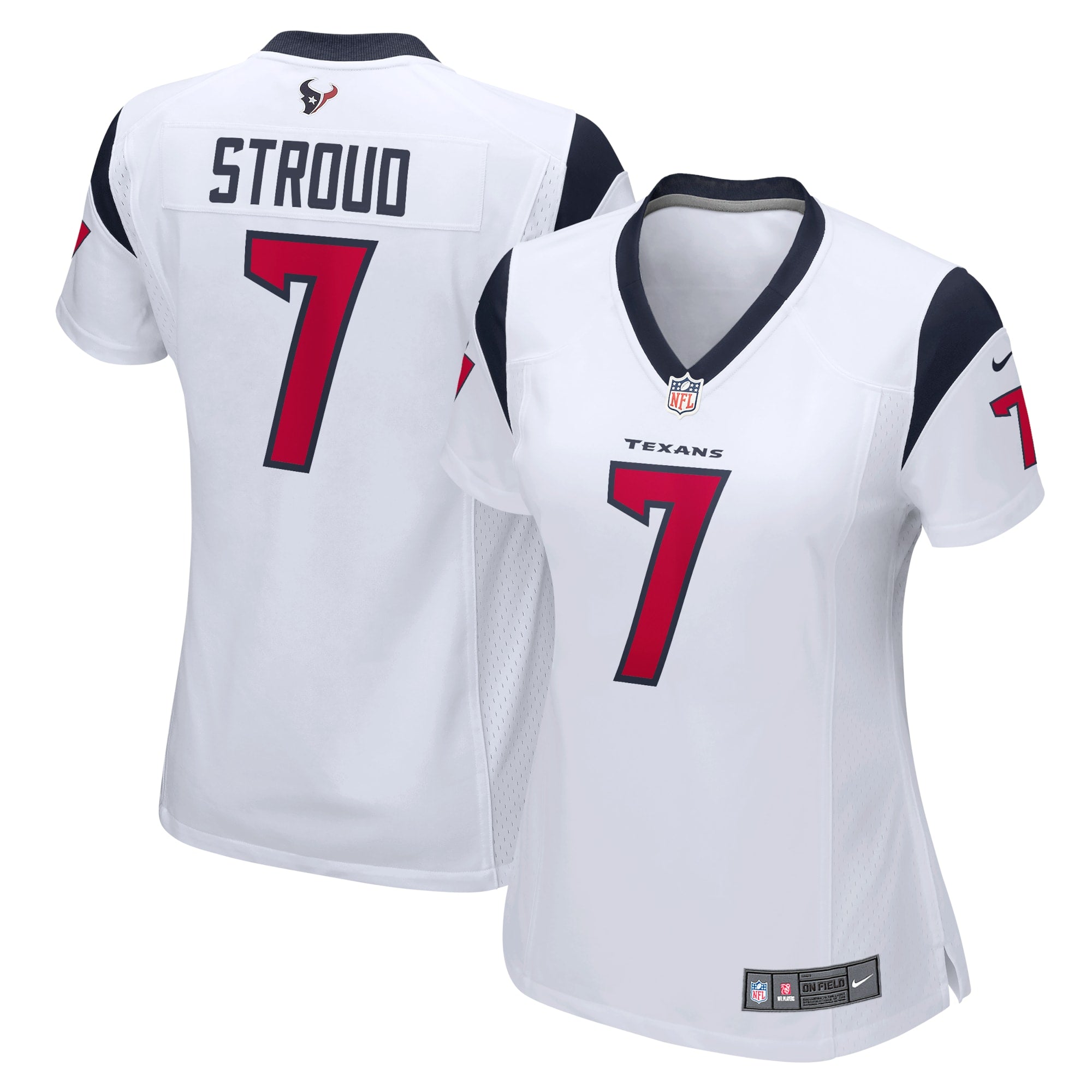 C.J. Stroud Houston Texans Nike Women's Player Jersey - Navy/Red/White - Image 8