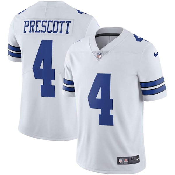 Dak Prescott Dallas Cowboys Nike Vapor Limited Player Jersey - White/Navy - Image 2