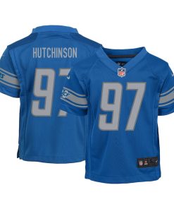 Aidan Hutchinson Detroit Lions Nike Preschool Game Jersey - Blue
