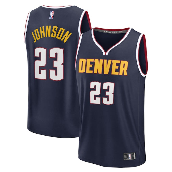 Cameron Johnson Denver Nuggets Fast Break Replica Jersey - Navy - Icon Edition