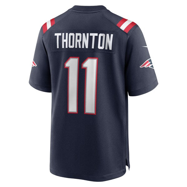 Tyquan Thornton New England Patriots Nike Game Player Jersey - Navy - Image 3