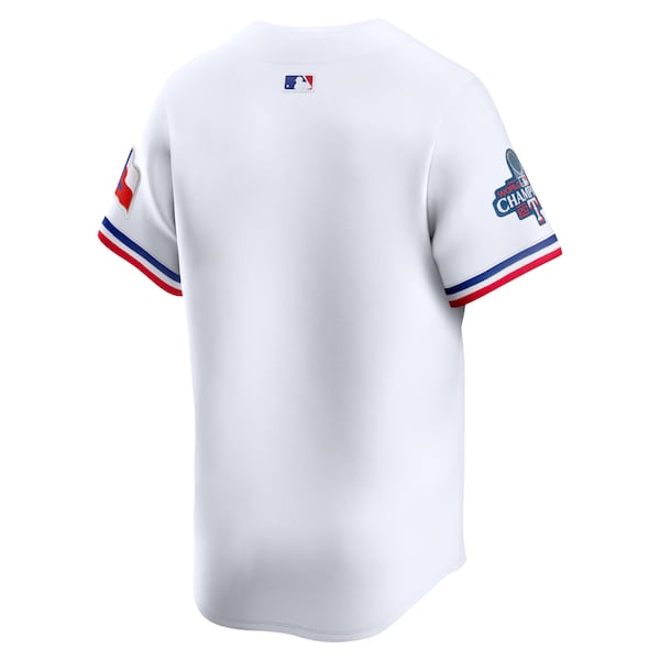 Texas Rangers Nike Home 2023 World Series Champions Limited Jersey - White - Image 2