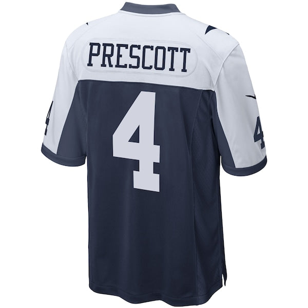Dak Prescott Dallas Cowboys Nike Alternate Game Team Jersey - Navy/White - Image 4
