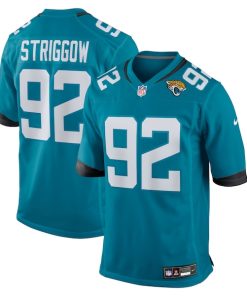 Danny Striggow Jacksonville Jaguars Nike Team Game Jersey -  Teal