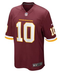 Alternative view of Curtis Samuel Washington Football Team Nike Game Player Jersey - Burgundy