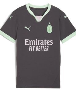 Alternative view of AC Milan Puma Youth 2024/25 Third Replica Jersey - Charcoal