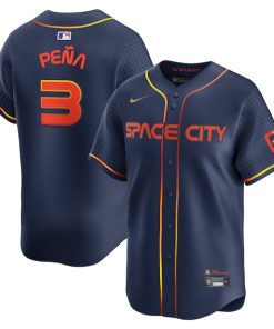 Jeremy Pe?a Houston Astros Nike City Connect Limited Player Jersey - Navy