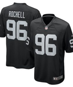 Isaac Rochell Las Vegas Raiders Nike Team Game Jersey -  Black