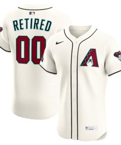 Arizona Diamondbacks Nike Home Elite Sponsor Patch Pick-A-Player Retired Roster Jersey - Cream