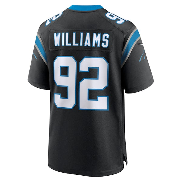 Raequan Williams Carolina Panthers Nike Team Game Jersey - Black - Image 3