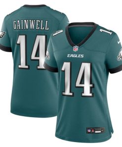 Kenneth Gainwell Philadelphia Eagles Nike Women's Team Game Jersey - Midnight Green