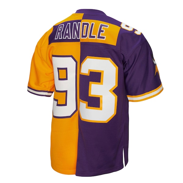 John Randle Minnesota Vikings 1998 Split Legacy Replica Jersey - Purple/Gold - Image 3