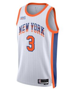 Alternative view of Josh Hart New York Knicks Nike Unisex Swingman Player Jersey - City Edition - White
