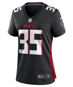 Alternative view of Natrone Brooks Atlanta Falcons Nike Women's Team Game Jersey -  Black