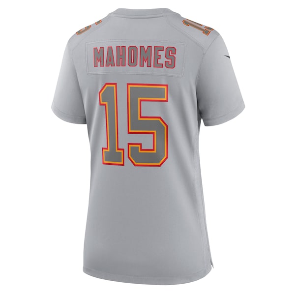 Patrick Mahomes Kansas City Chiefs Nike Women's Super Bowl LVIII Atmosphere Fashion Game Jersey - Gray - Image 3