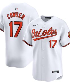 Colton Cowser Baltimore Orioles Nike Home Limited Player Jersey - White