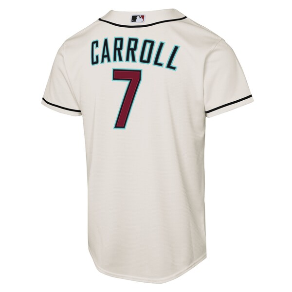 Corbin Carroll Arizona Diamondbacks Nike Youth Home Replica Player Jersey - Cream - Image 3