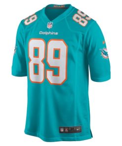 Alternative view of Julian Hill Miami Dolphins Nike  Game Jersey -  Aqua