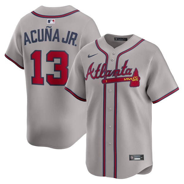 Ronald Acu?a Jr. Atlanta Braves Nike Road Limited Player Jersey - Gray