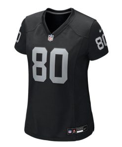 Alternative view of Ian Thomas Las Vegas Raiders Nike Women's Team Game Jersey -  Black