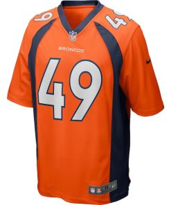 Alternative view of Dennis Smith Denver Broncos Nike Game Retired Player Jersey - Orange