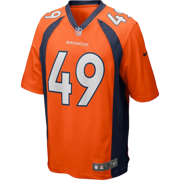 Dennis Smith Denver Broncos Nike Game Retired Player Jersey - Orange - Image 2