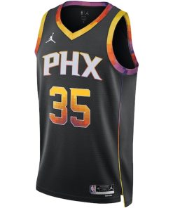 Alternative view of Kevin Durant Phoenix Suns Jordan Brand Unisex Swingman Jersey - Statement Edition - Black