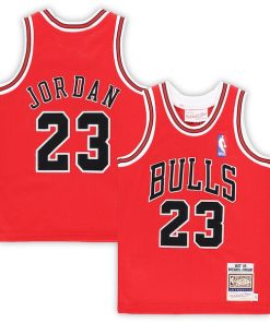 Alternative view of Michael Jordan Chicago Bulls Toddler 1997/98 Hardwood Classics Authentic Jersey - Red/Black/White
