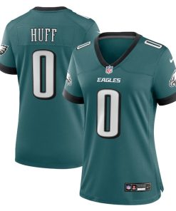 Bryce Huff Philadelphia Eagles Nike Women's Team Game Jersey - Midnight Green